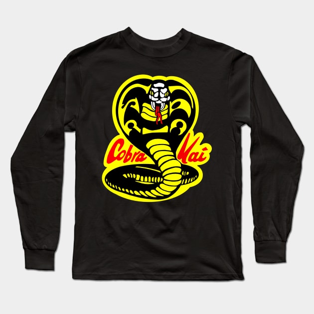 Cobra Kai Long Sleeve T-Shirt by Blind Ninja